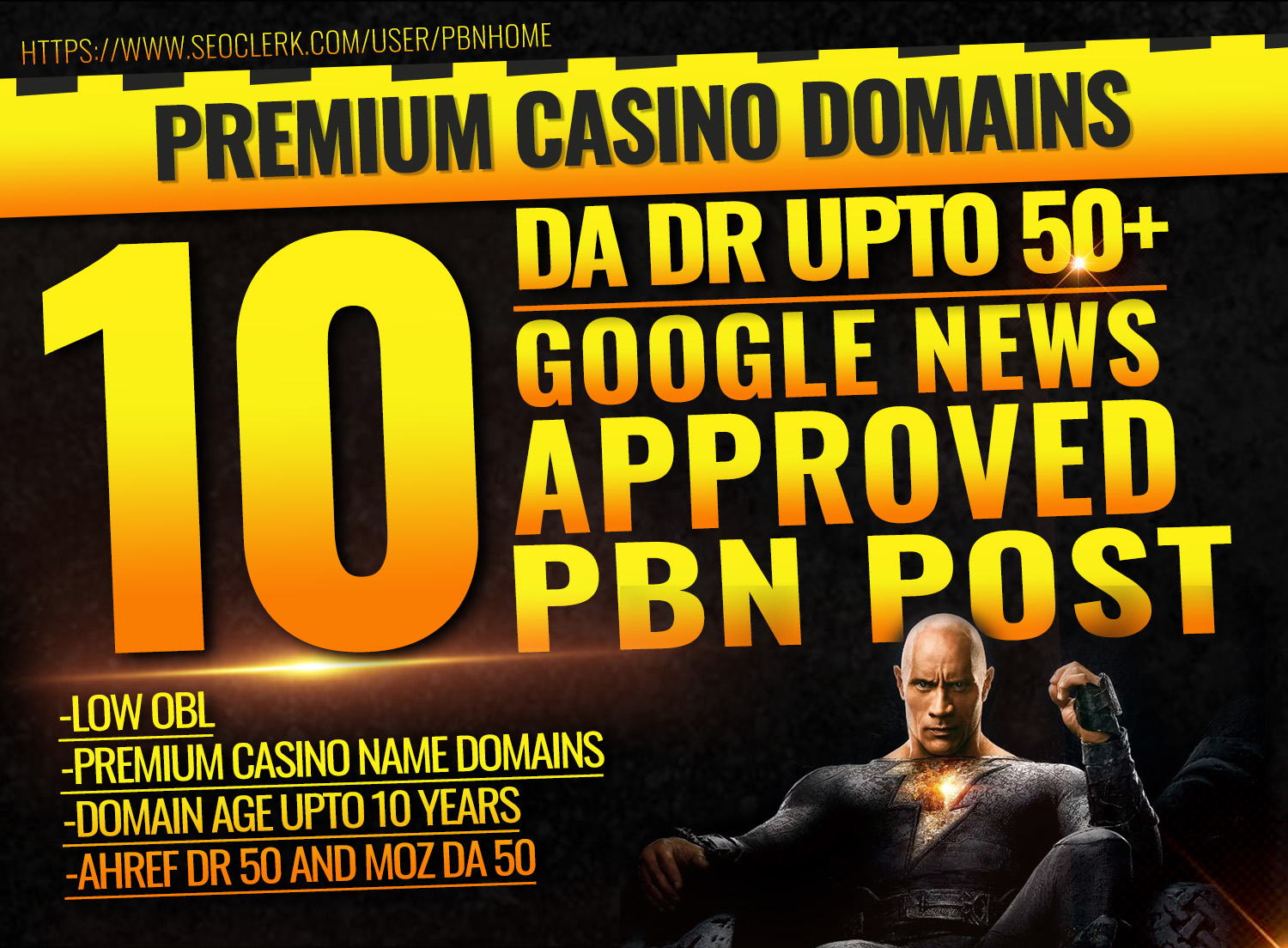 10 Google News Approved Premium Casino Domains PBN Po...