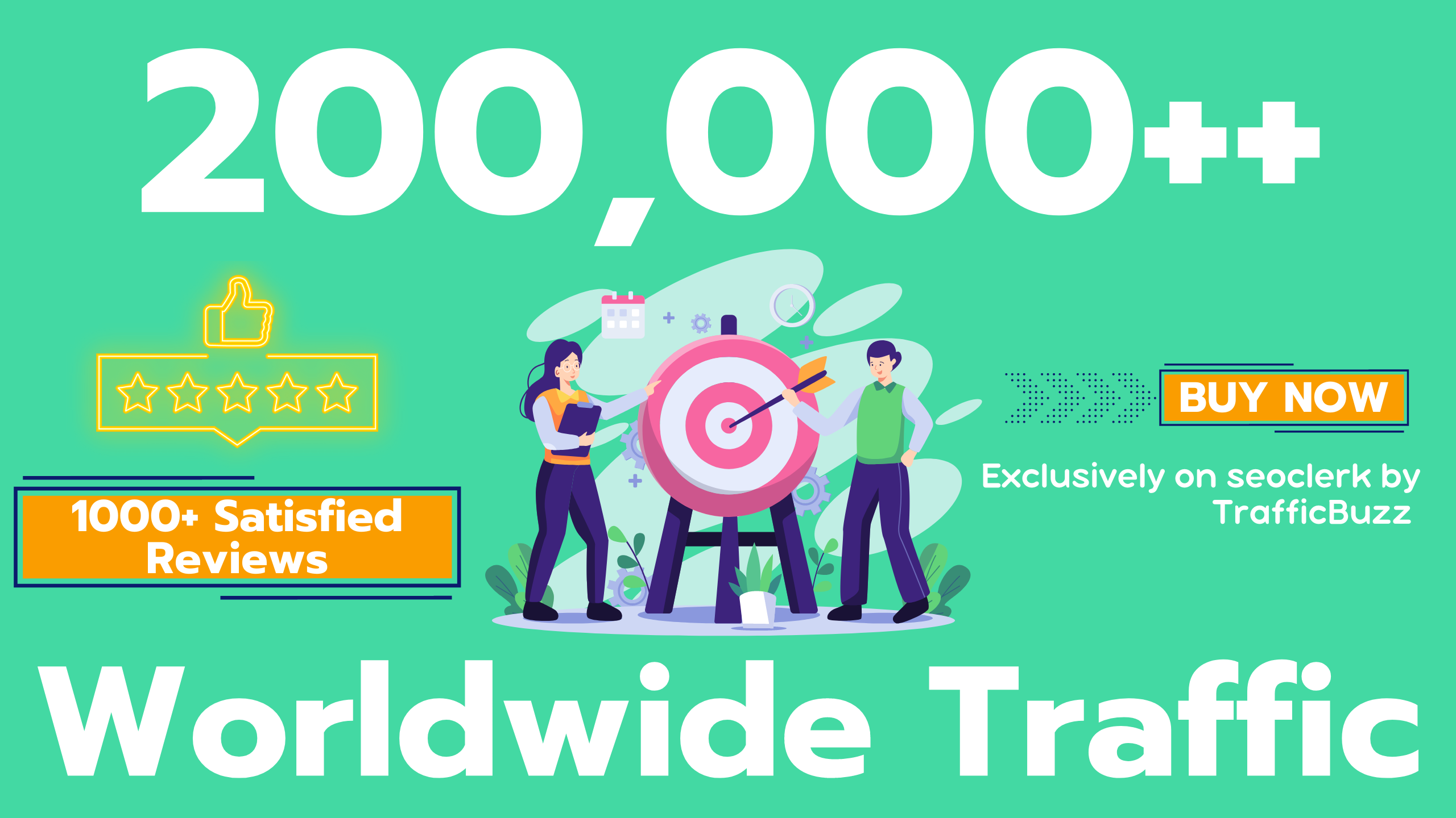 DRIVE 200,000+ TARGETED Human Traffic to your Website...