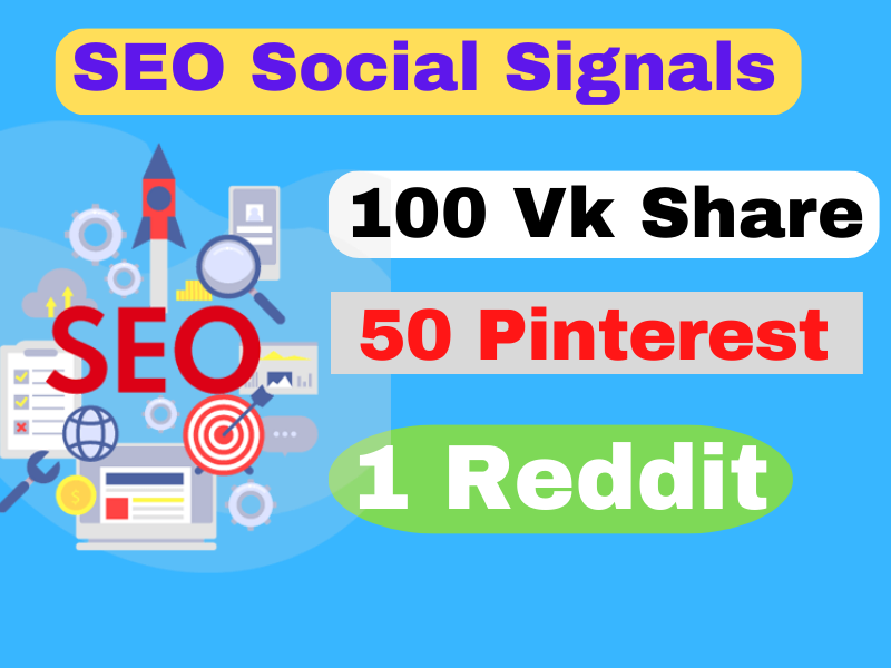 100 Vk Share and 50 Pinterest 1 Reddit Boost Your Onl...