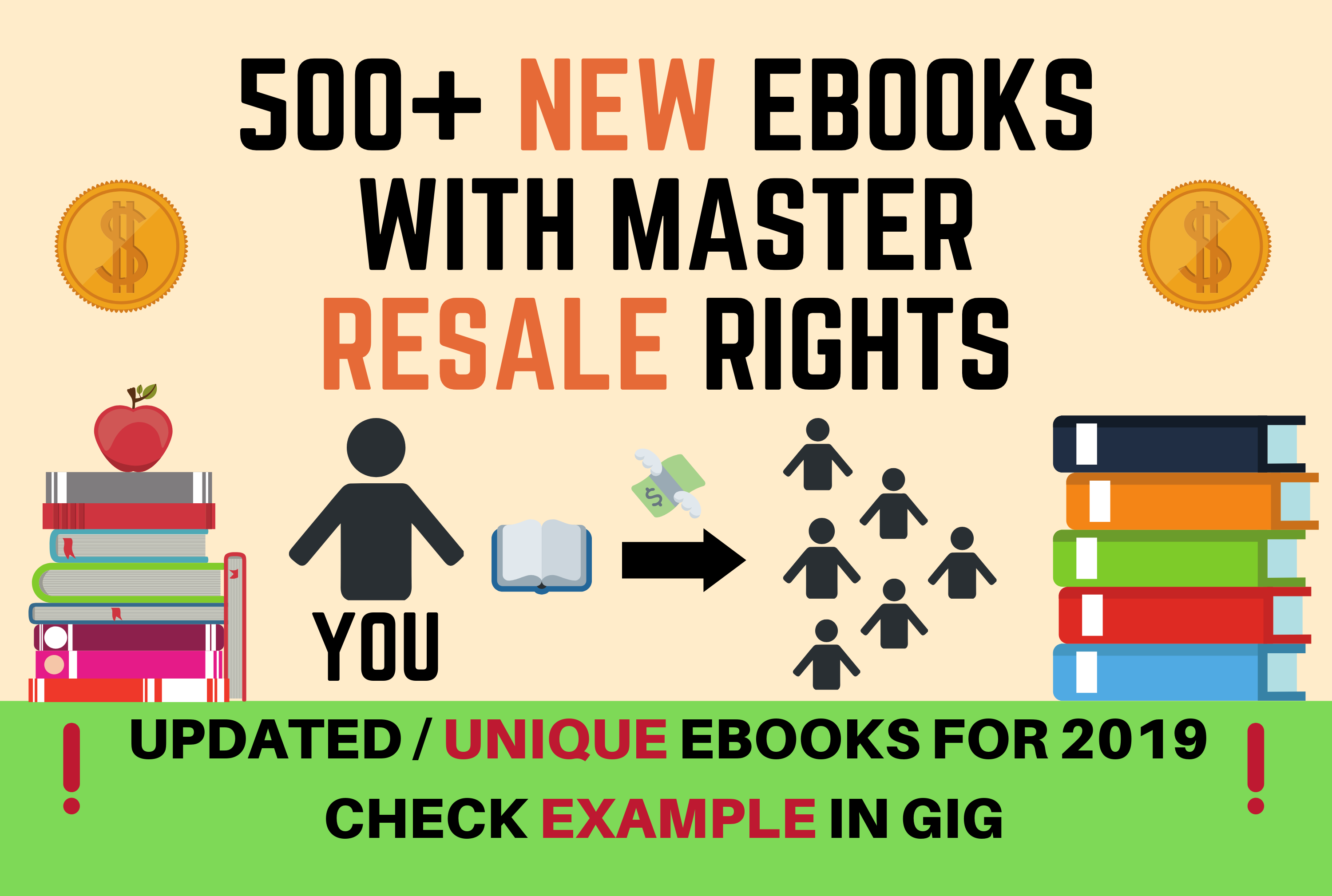 500+ HIGH QUALITY, UNIQUE MRR EBOOKS, UPDATED FOR 2...