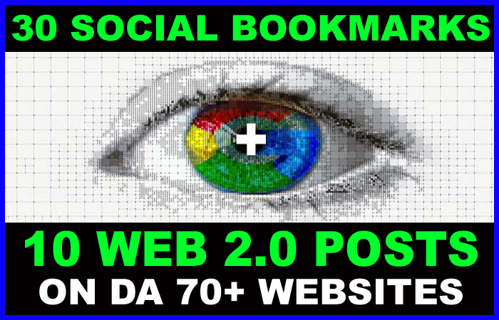 10 Web 2.0 Blog Posts on DA70+ Sites PLUS 30 Social B...