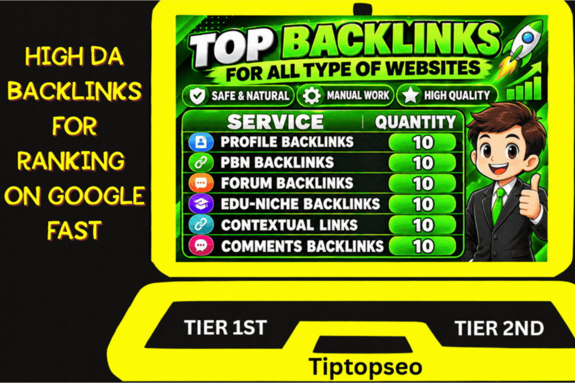 I will create guest post, pbn, profile, forum, comment and edu backlinks 