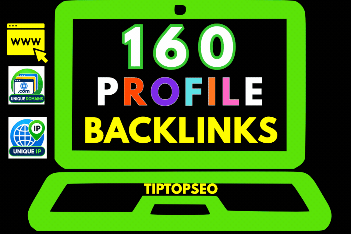 Skyrocket your website ranking with strong 160 Manual Profile Backlinks