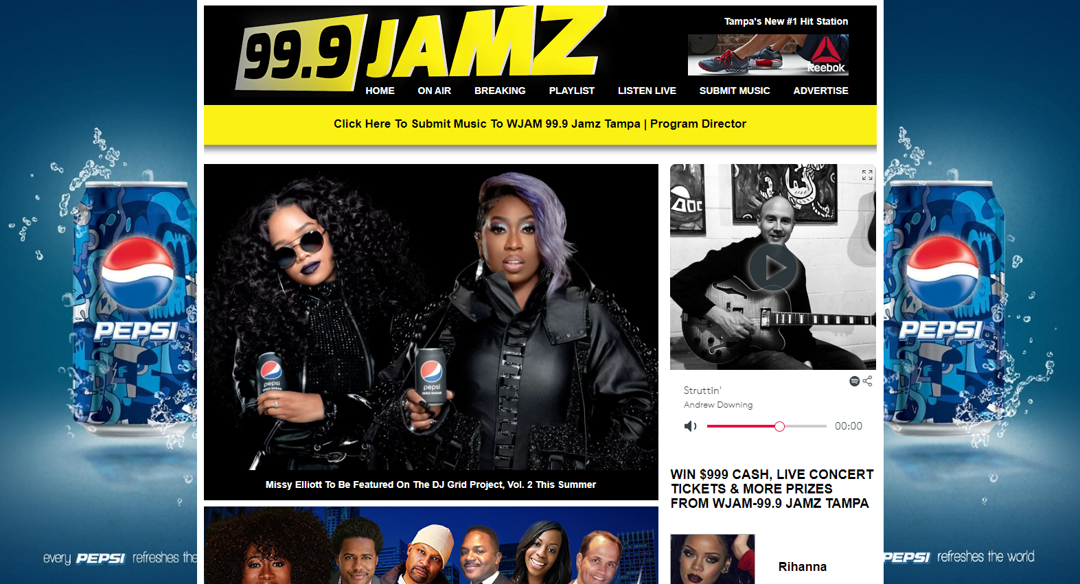 Promote Your Music On WJAM 99 JAMZ