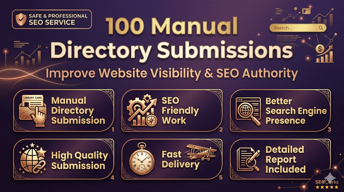 I will create 100 manual directory submissions for SE...