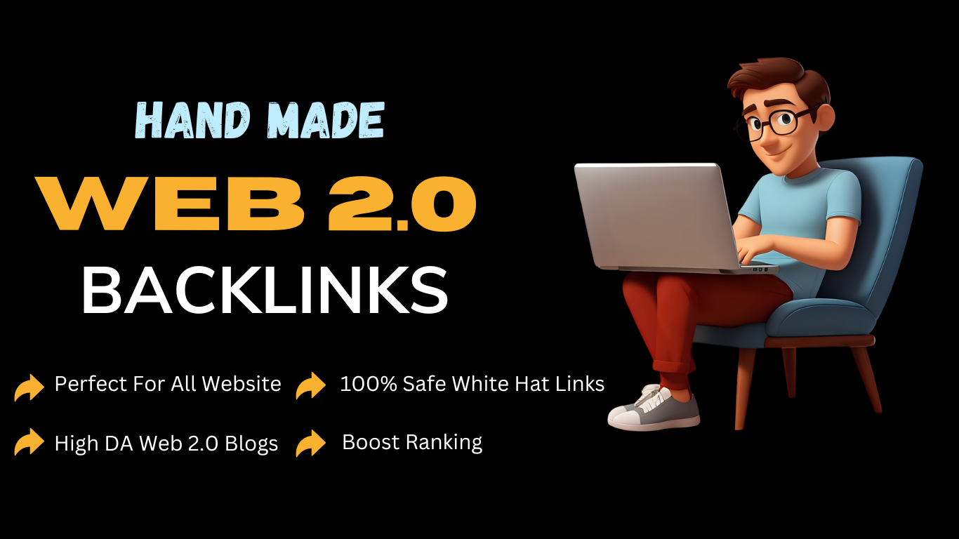 I will create hand made 10 fully optimized web 2.0 bl...