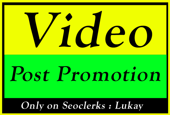 High Quality Video and Post Promotion with Bestest Au...