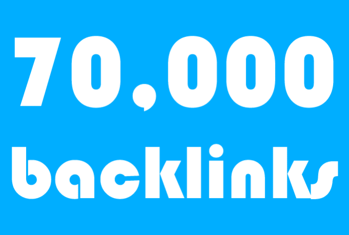 I will 50k 60k 70k backlinks, best for tier2 - SEO