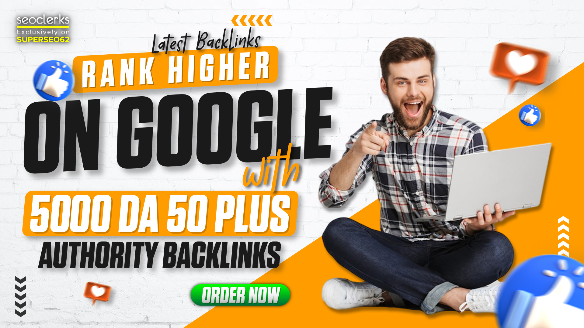 LATEST - Rank Higher On Google With 5000 DA50+ Backli...