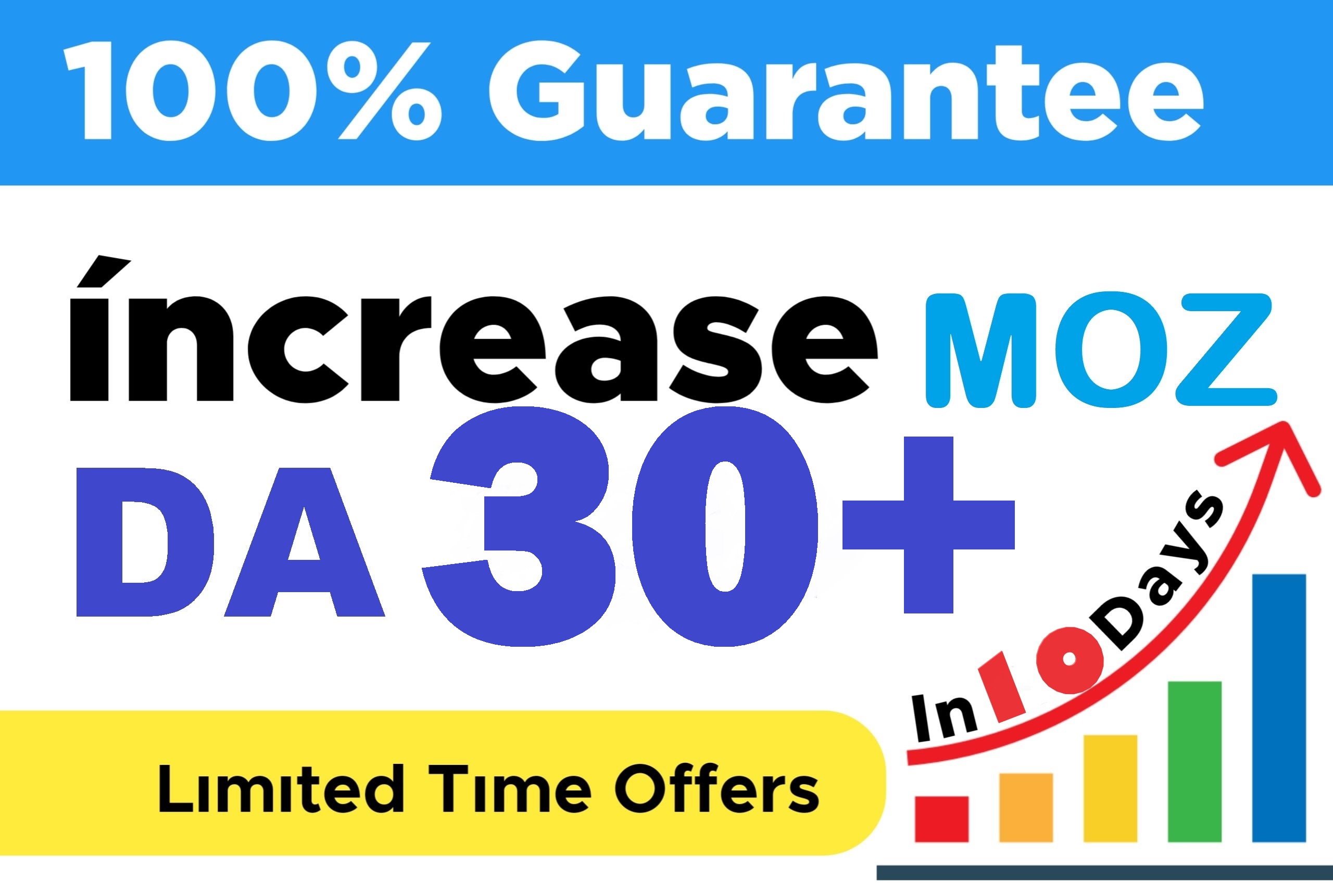 I will Increase MOZ Domain Authority DA up 0 to 30 wi...