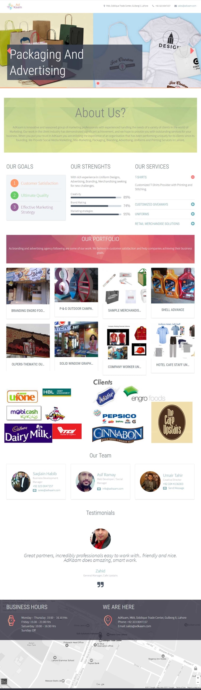 WordPress website from theme template from theme-fore...