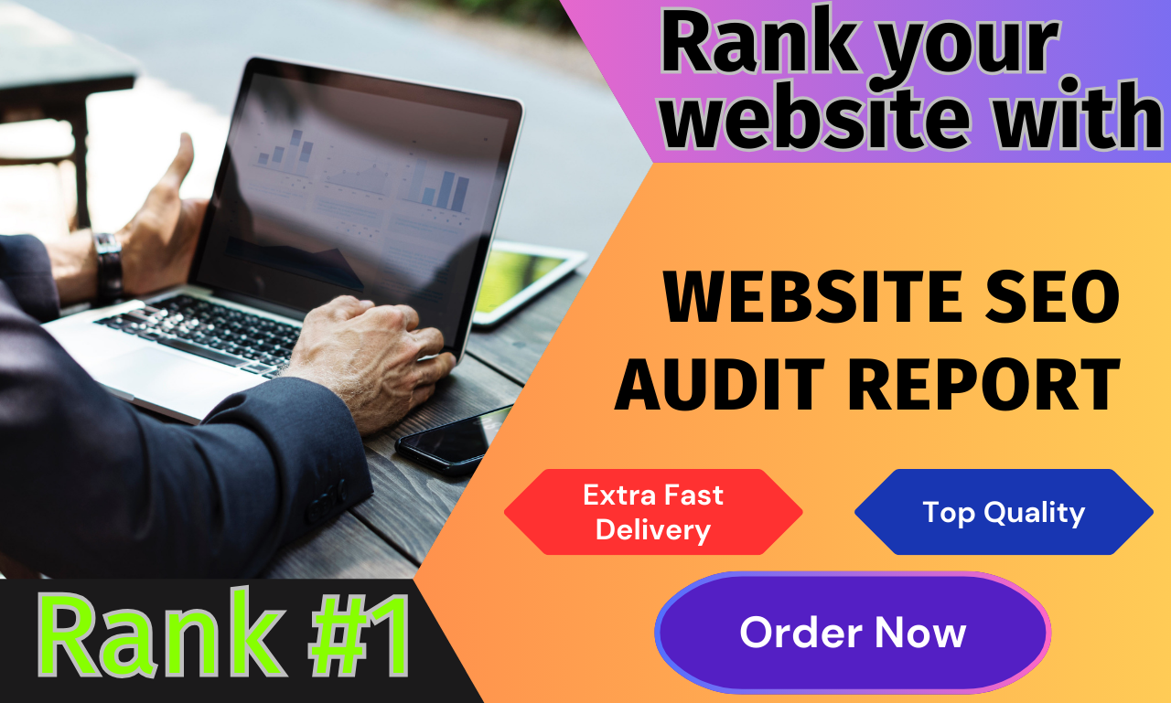 I will provide a premium website SEO audit report wit...