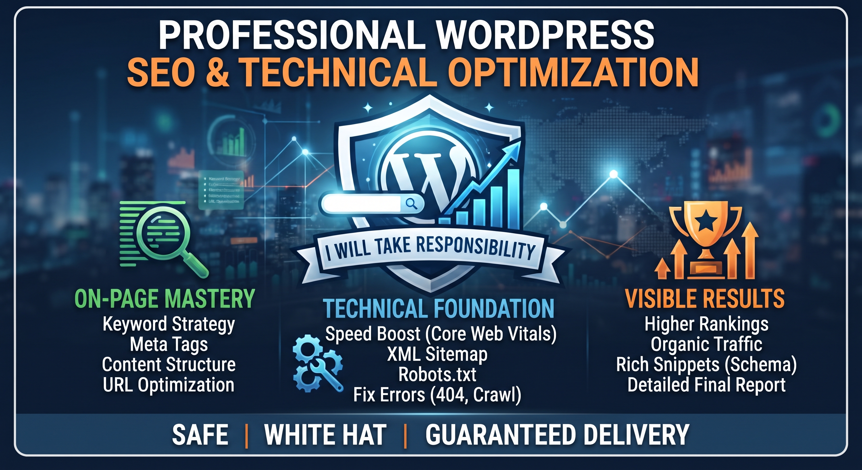 I will take full responsibility for your WordPress on...