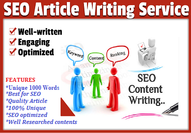 I'll write 1200 to 2000 WORDS SEO friendly contents f...