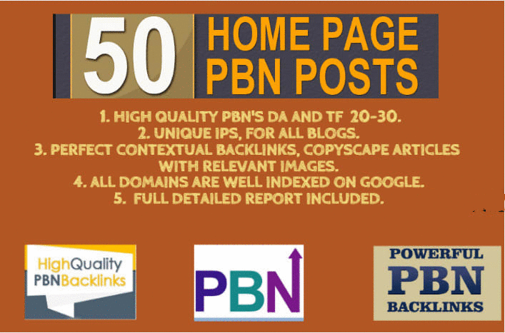 [BUY 2 GET 1 FREE] 50 High TF CF DA PA 50+ Homepage PBN Links to Rank High in Google