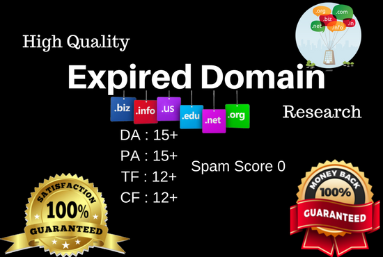 Get 1 SEO Friendly High Metrics Expired Domains For P...