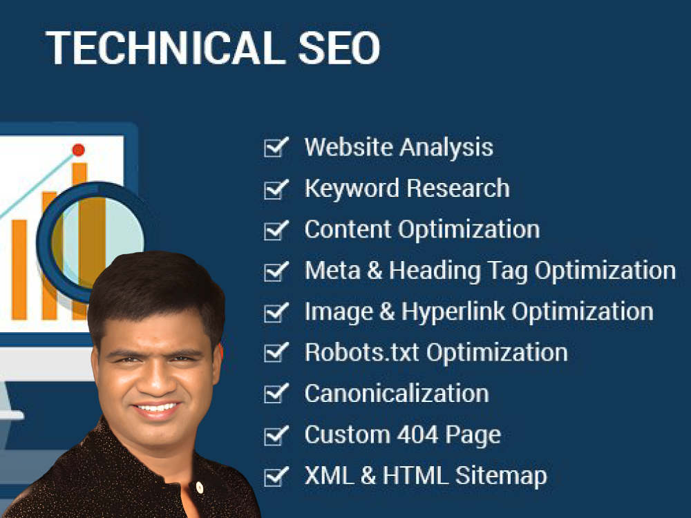 Technical SEO and on page optimization your website f...