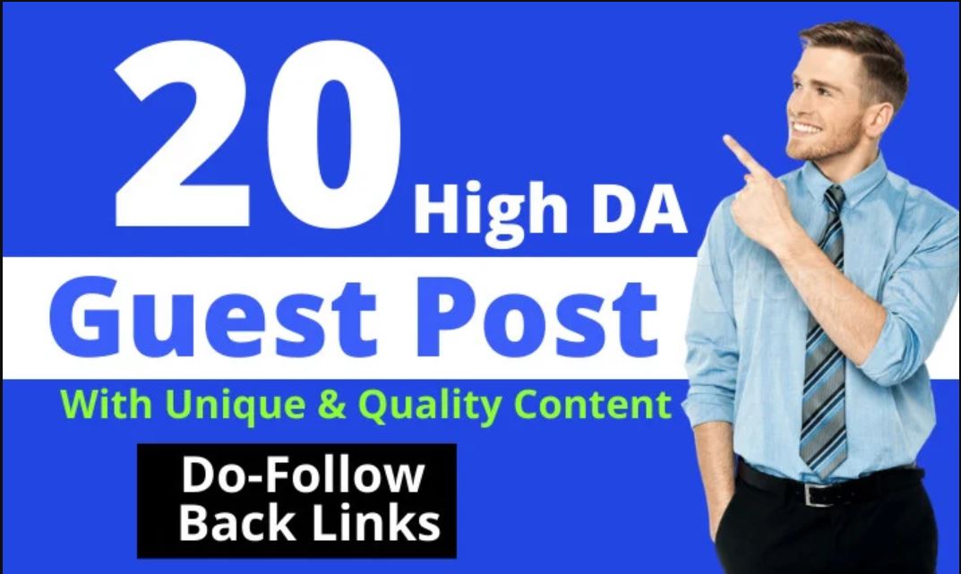 publish 20 guest post with dofollow backlink on high ...