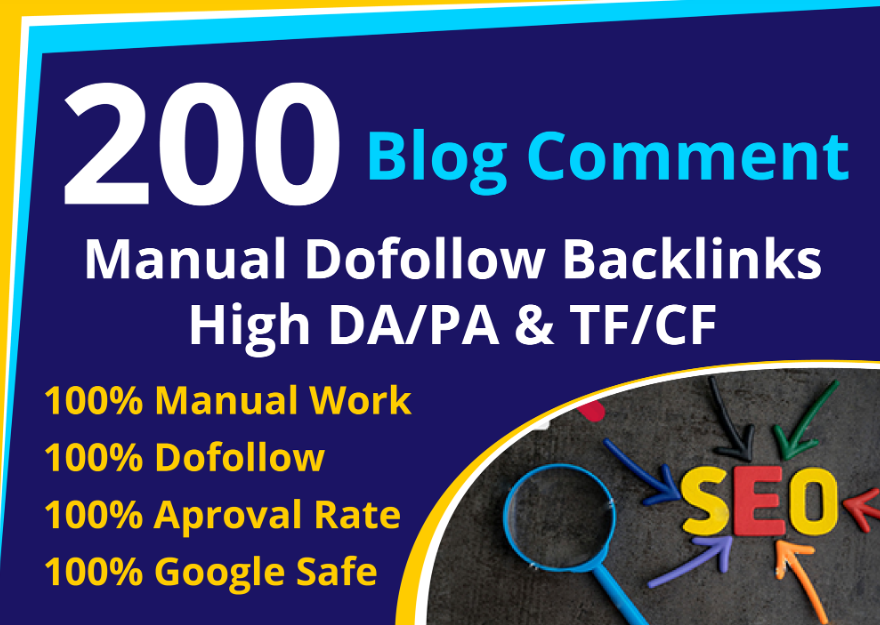 200 Blog Commenting backlinks is most reliable and po...