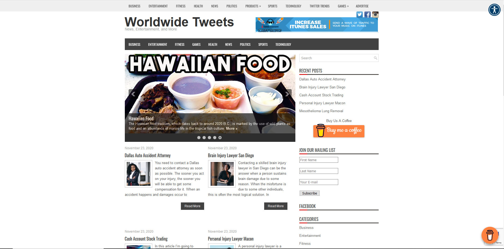 I will give you an authority site to link your blog o...