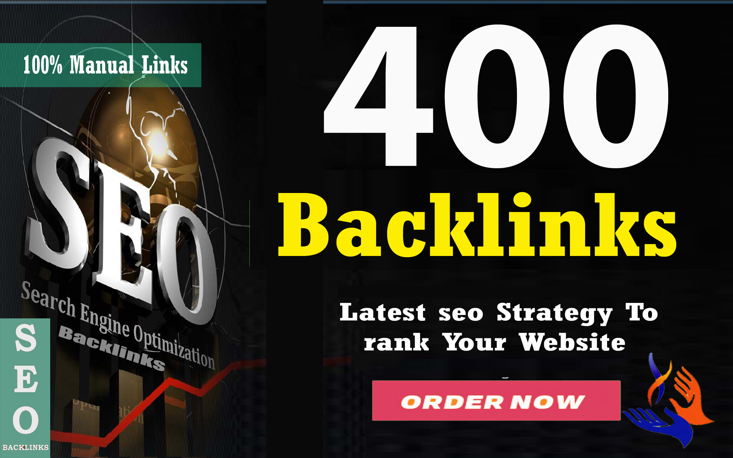 Build seo 400 dofollow backlinks, google ranking, l...
