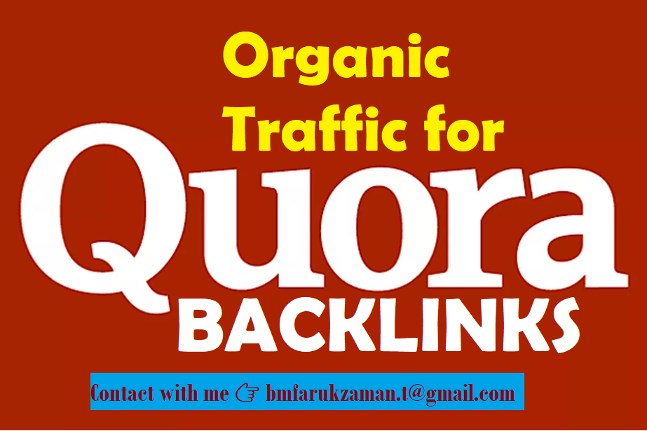 15 High Quality backlinks Niche Relevant Quora Answer...