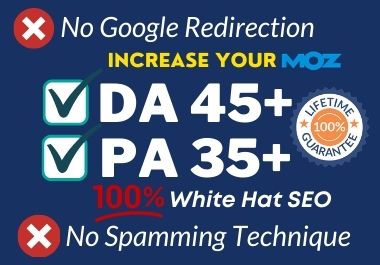 Increase Domain Authority Moz DA 45+ & PA 35+ by ...