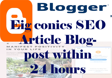 I will write 2000 words Eig conics SEO article blog p...