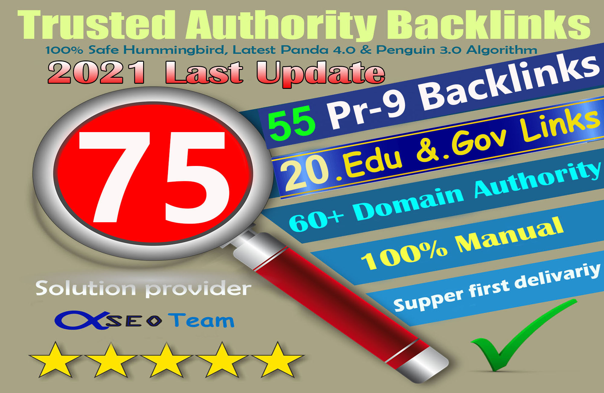 Exclusive Offer-75+ Backlinks 55 PR9 +20 EDU/GOV 80+D...