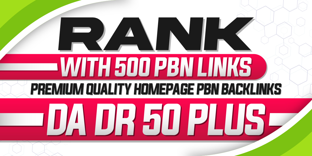 Make 500 DA50 - Home Page Aged PBNs Backlinks - Impro...