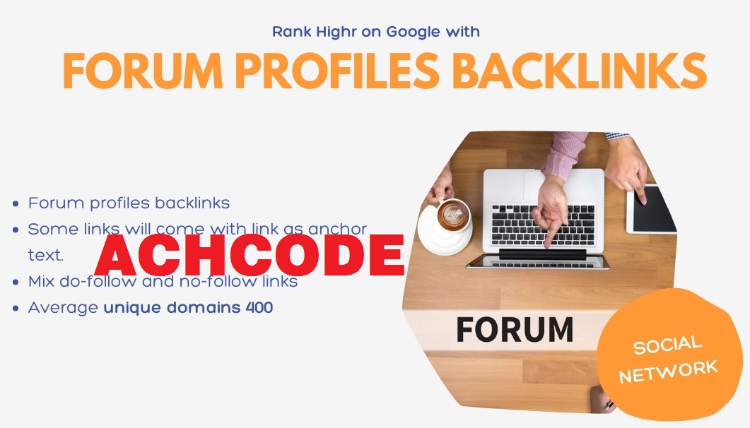 I will provide 1000 High Quality Unique Forum Profile...