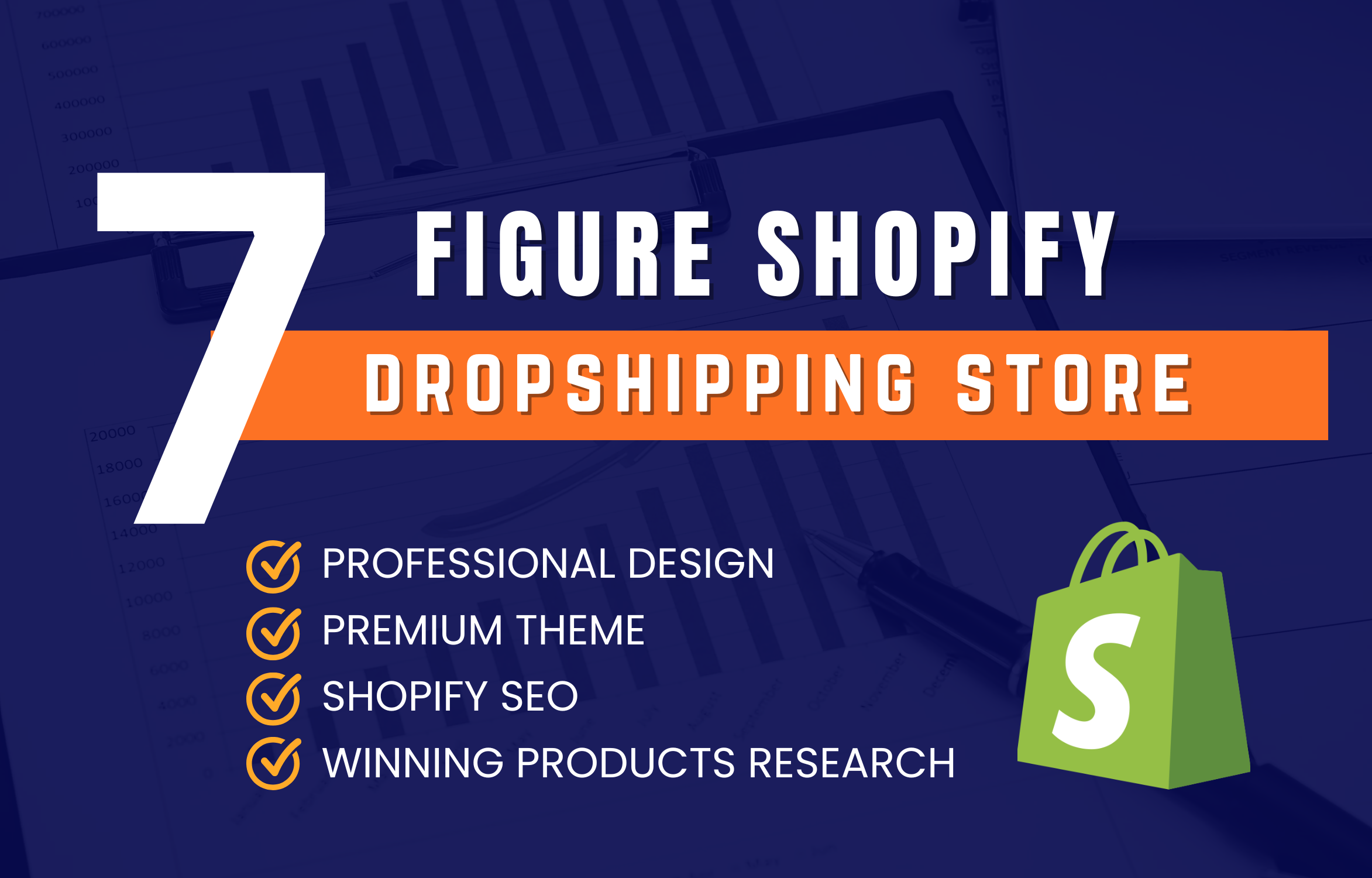 I will build 7 figure shopify store shopify website d...
