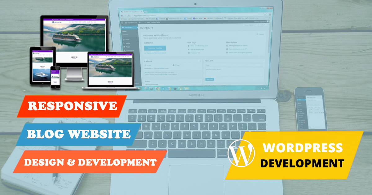 I will create responsive SEO friendly WordPress blog ...