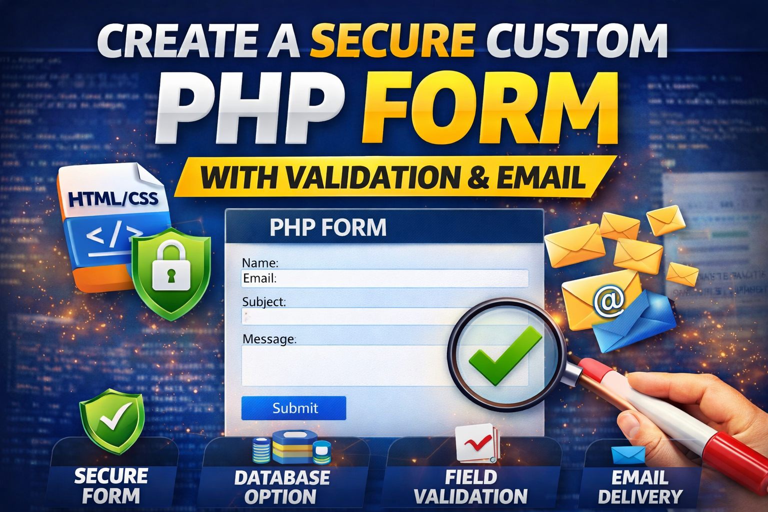 I will build a professional custom PHP form for leads...