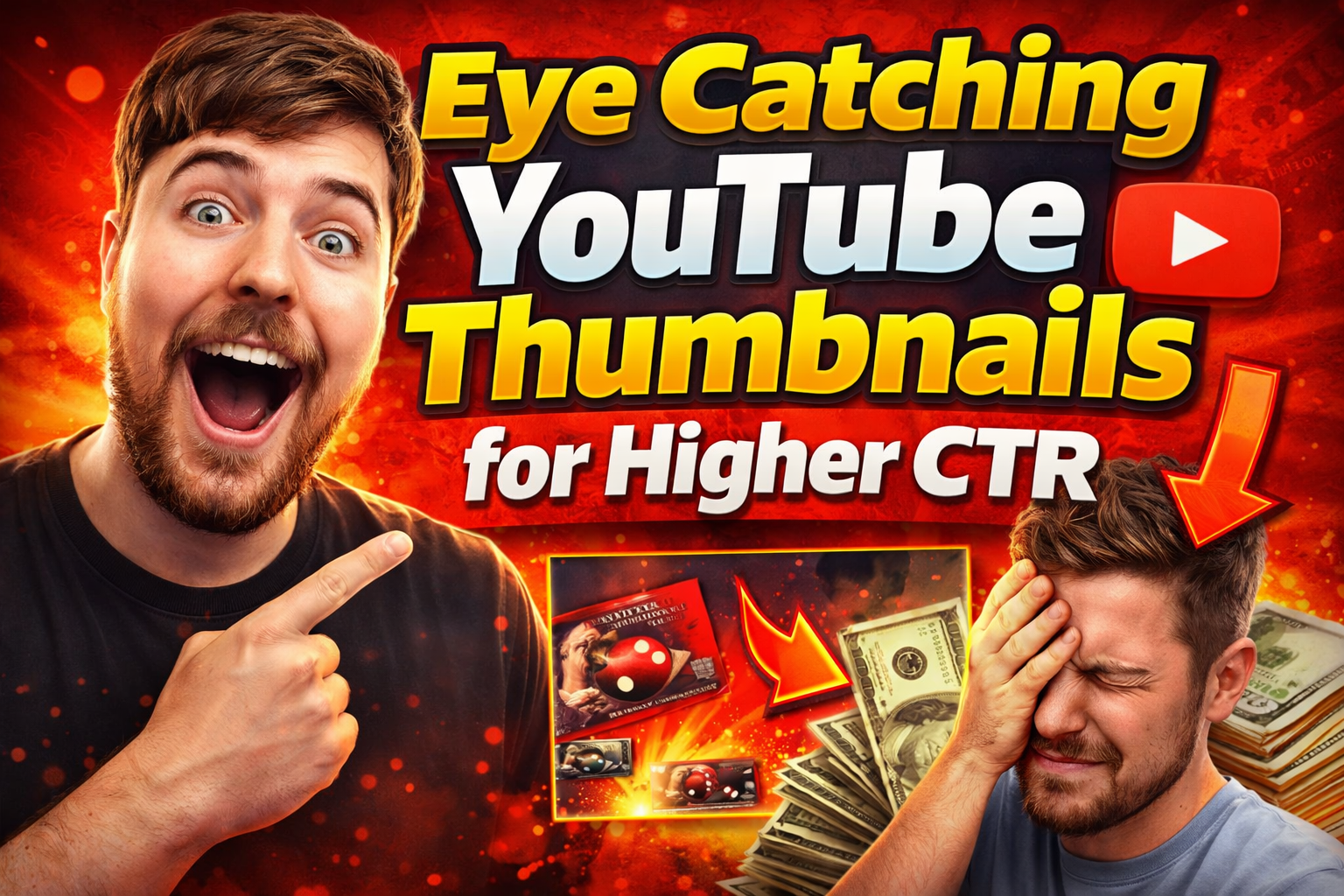I will create eye catching YouTube thumbnails for hig...