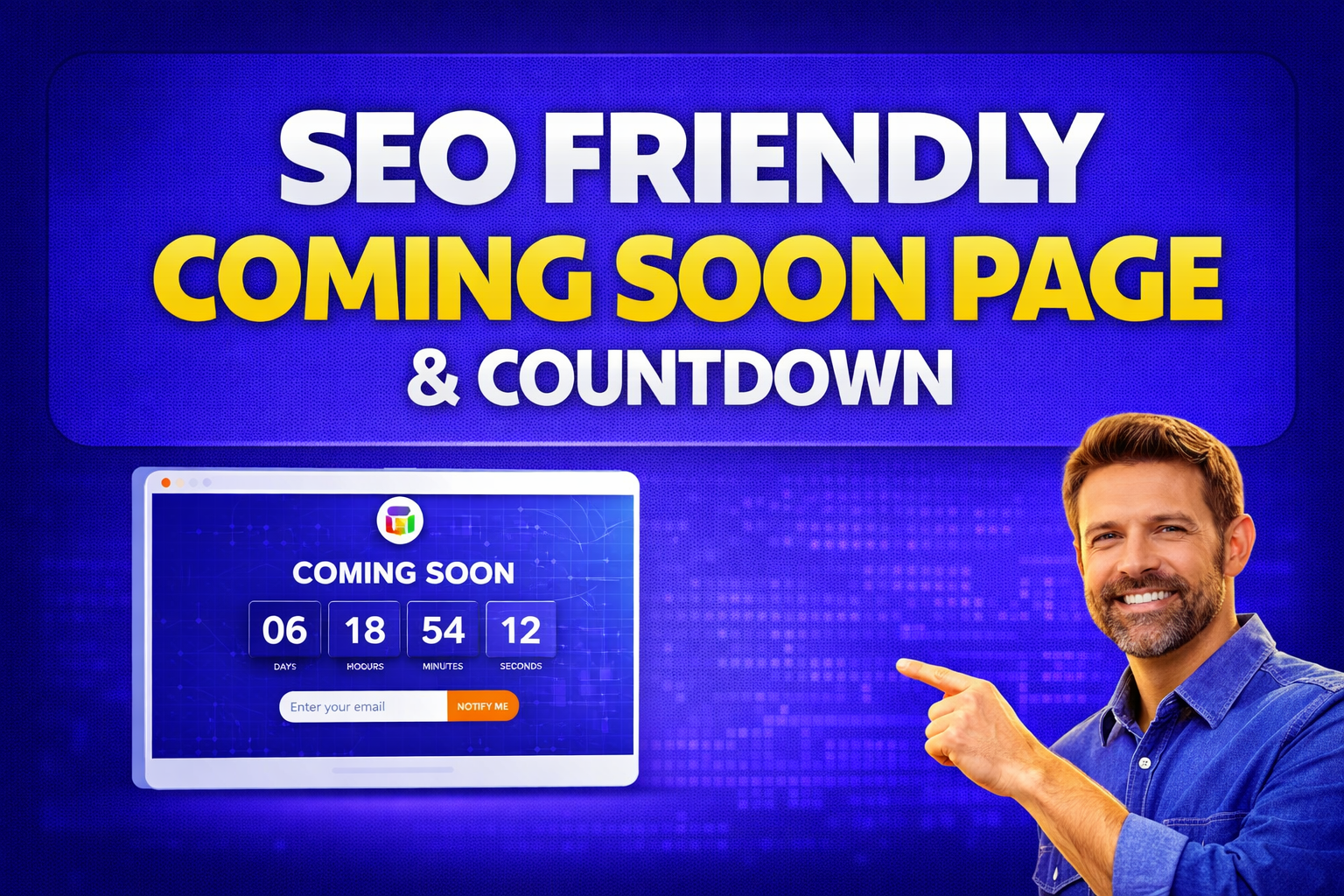 I will create a professional SEO friendly coming soon...