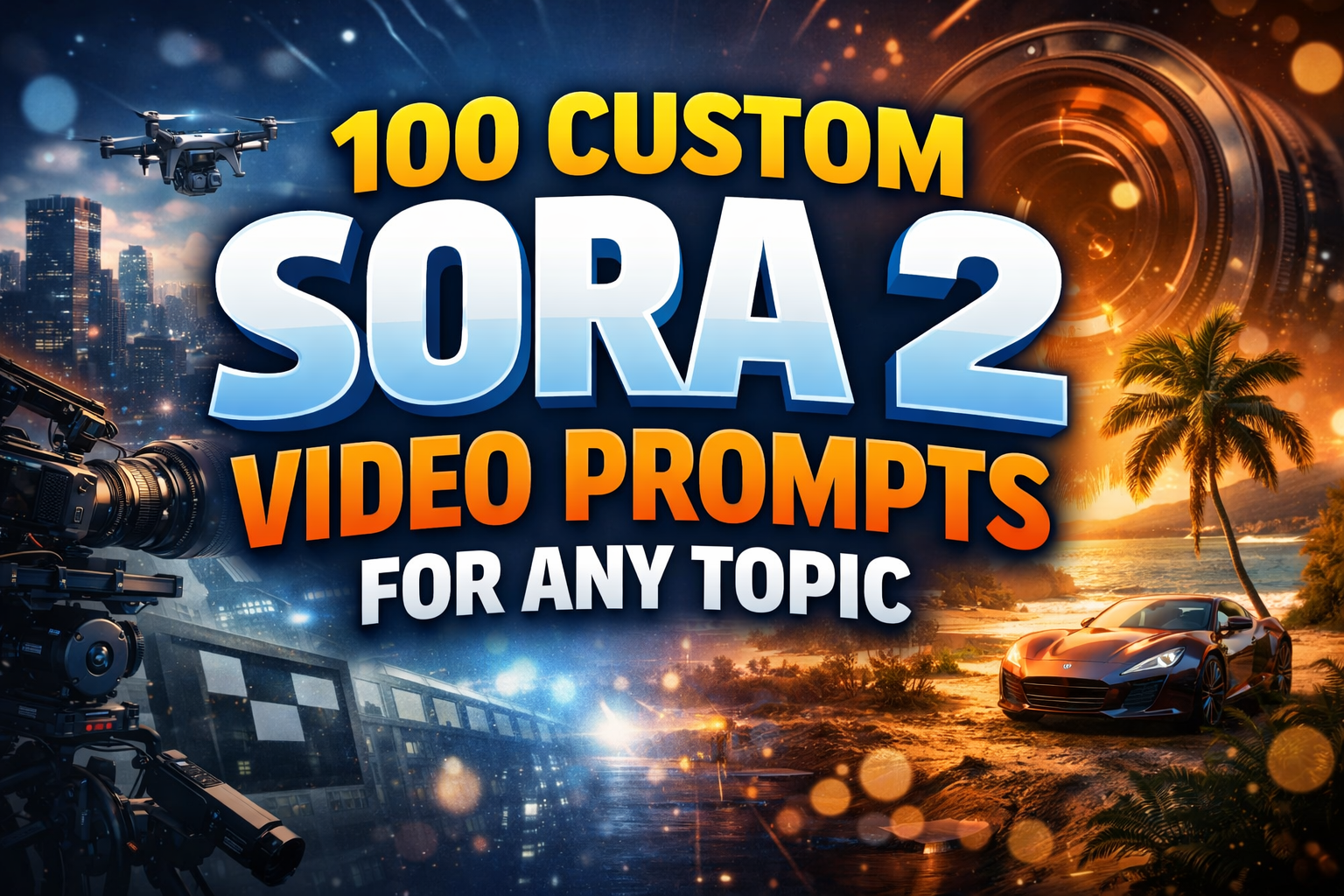 I will create 100 professional custom Sora 2 video pr...