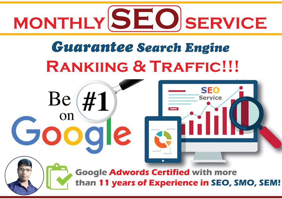 Monthly SEO Service for 5 Keywords - Guaranteed 1st P...