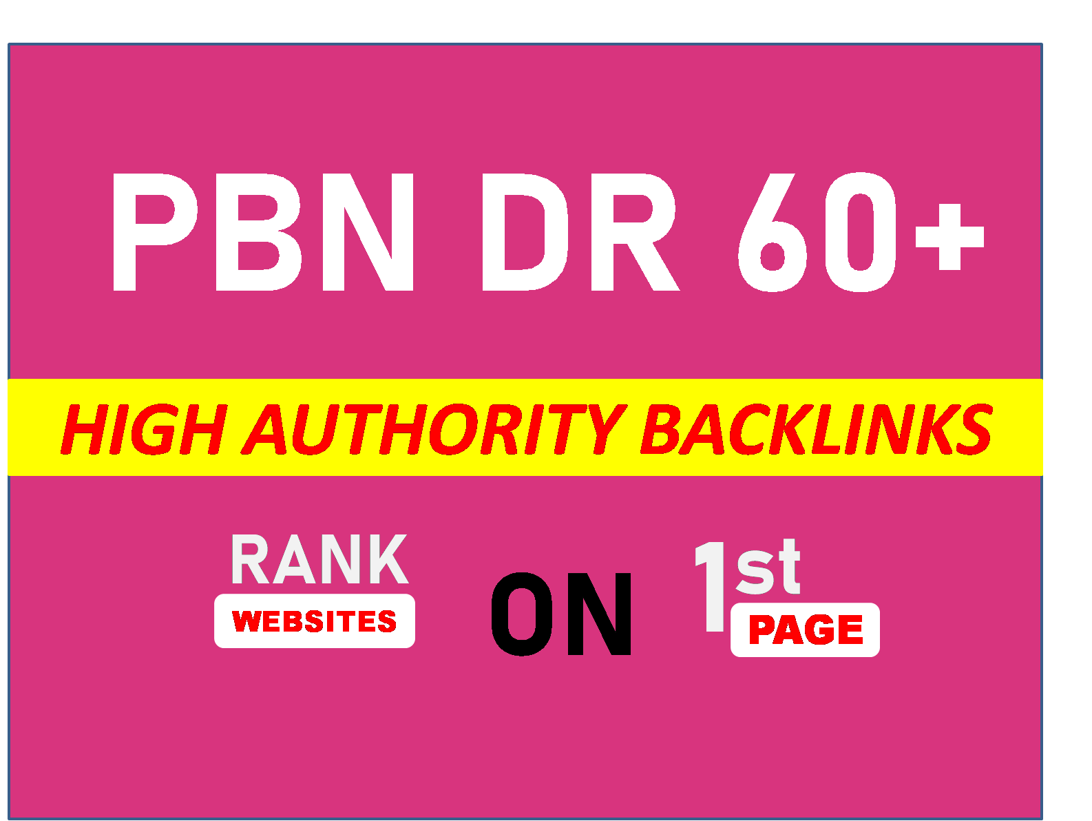 Build 5 DR 60+ permanent homepage dofollow PBN backli...