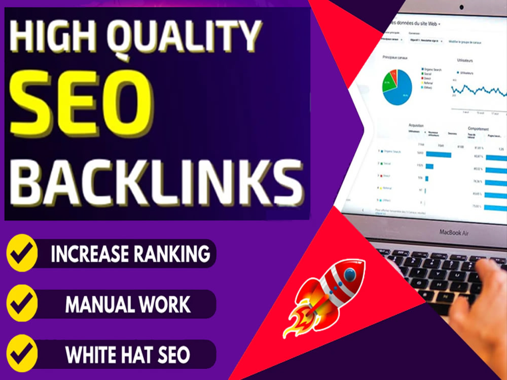 You will get SEO High Quality Backlinks Services 2025