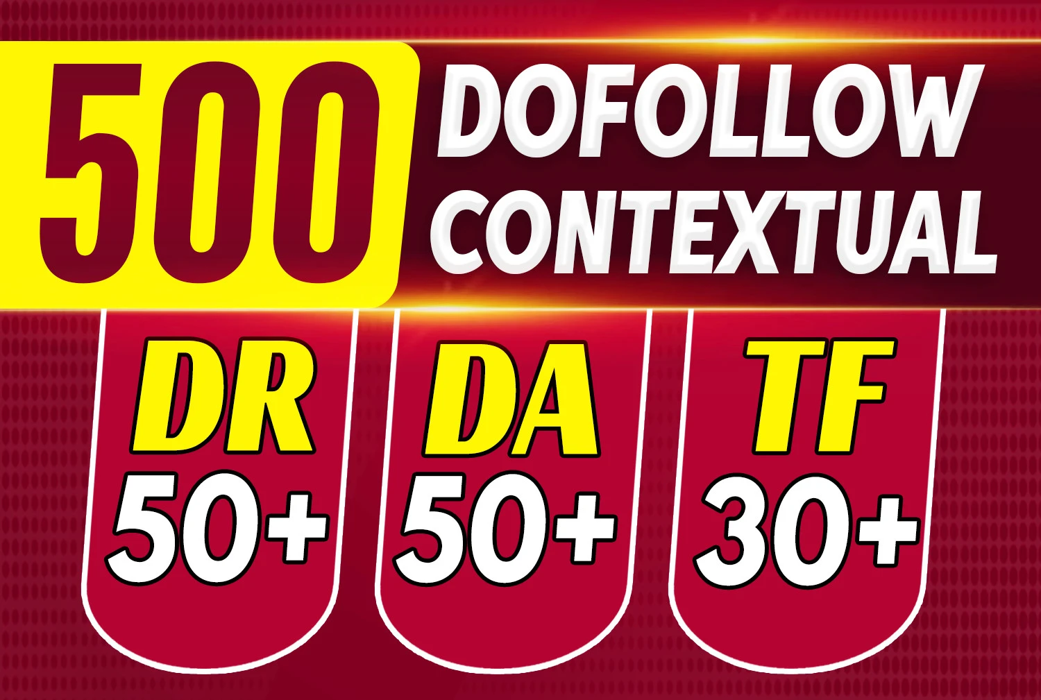 Buy 500 High Quality DO follow backlinks with High DA...
