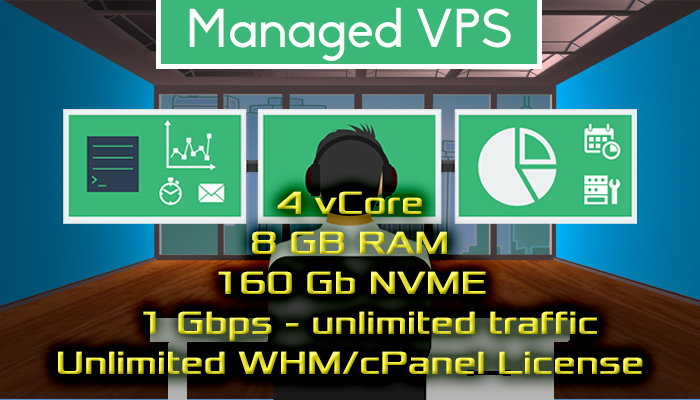 WHM's / cPanel Managed VPS With Unlimited cPanel Lice...