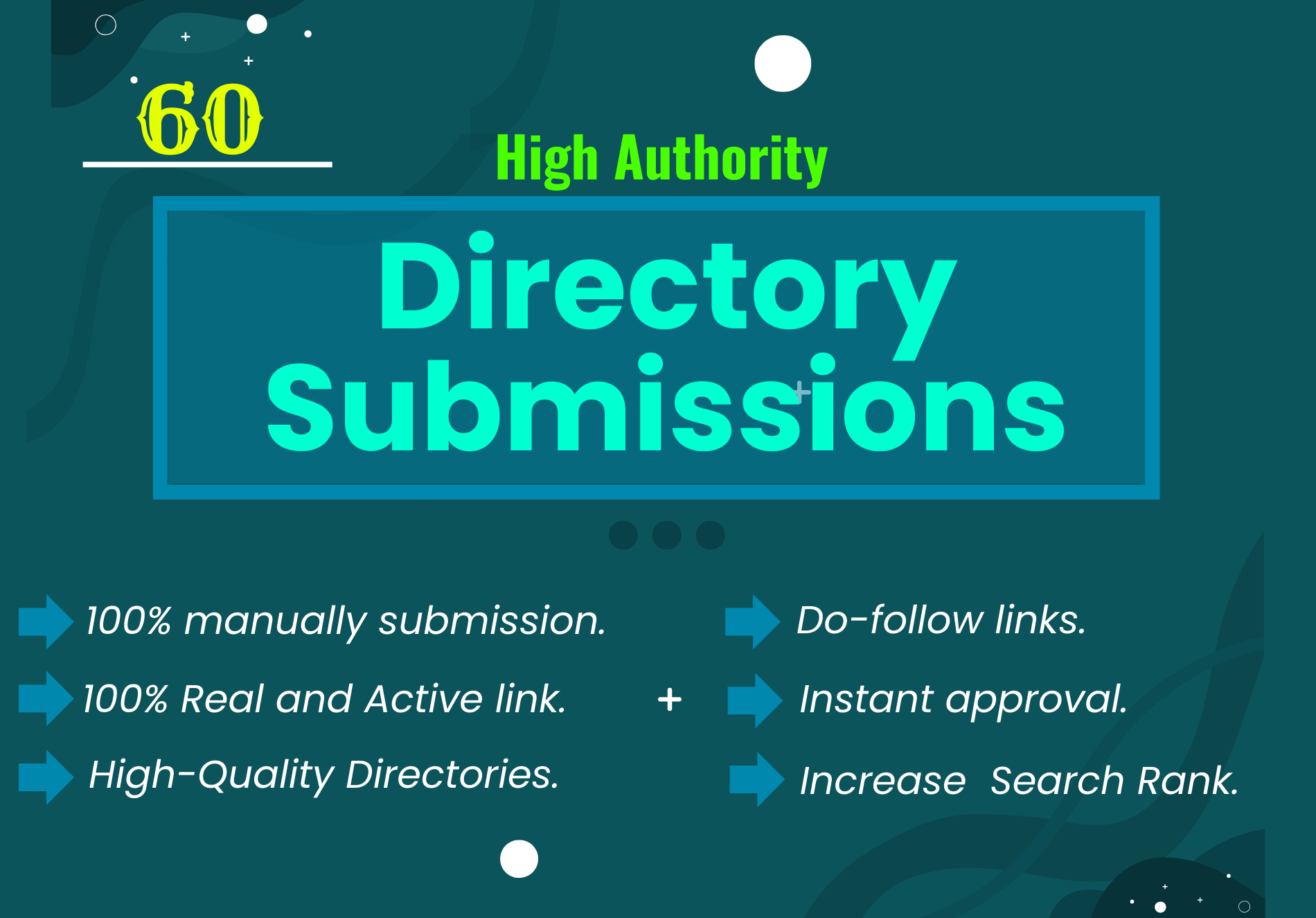 Manually create High authority 60 Directory submissio...