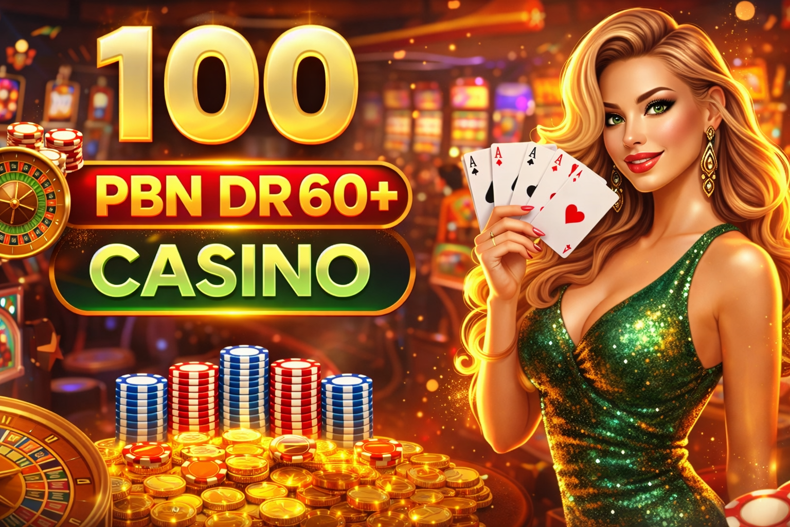 Build 100 Powerful DR60+ Casino PBN Backlinks for Slo...