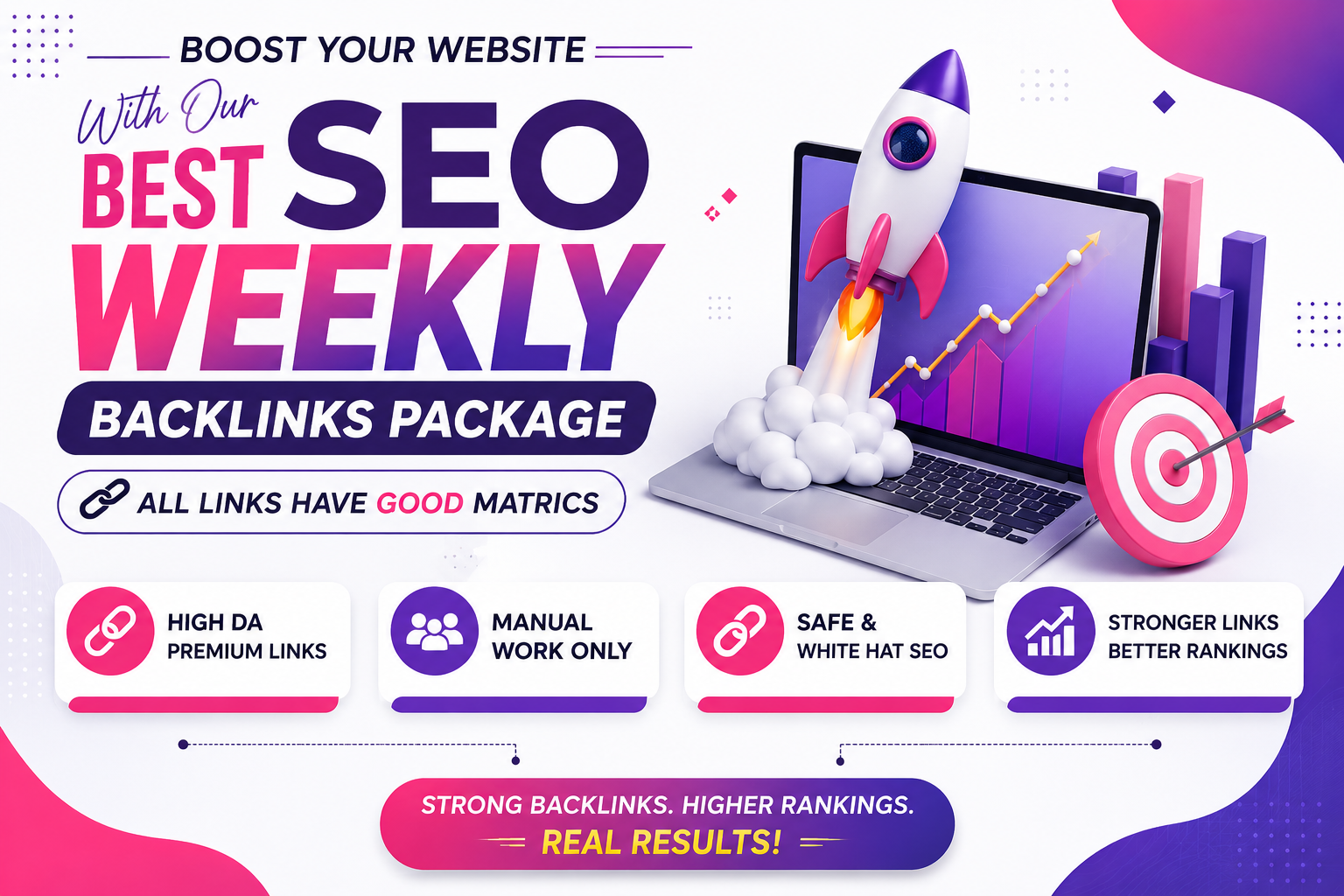 Boost your website with our best SEO Weekly Backlinks...