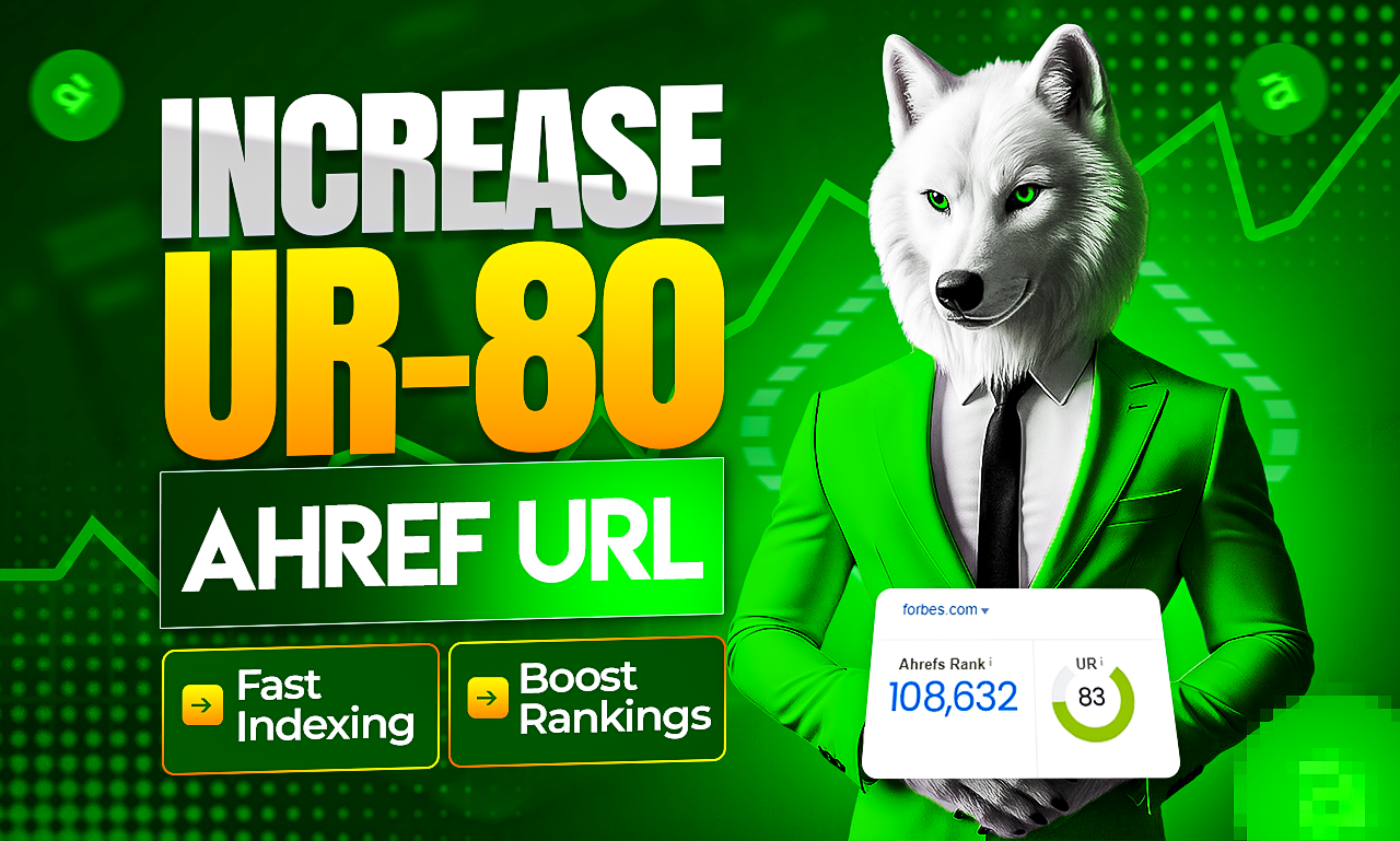 increase your site UR 80 With 75 UR Guaranteed By Ahr...