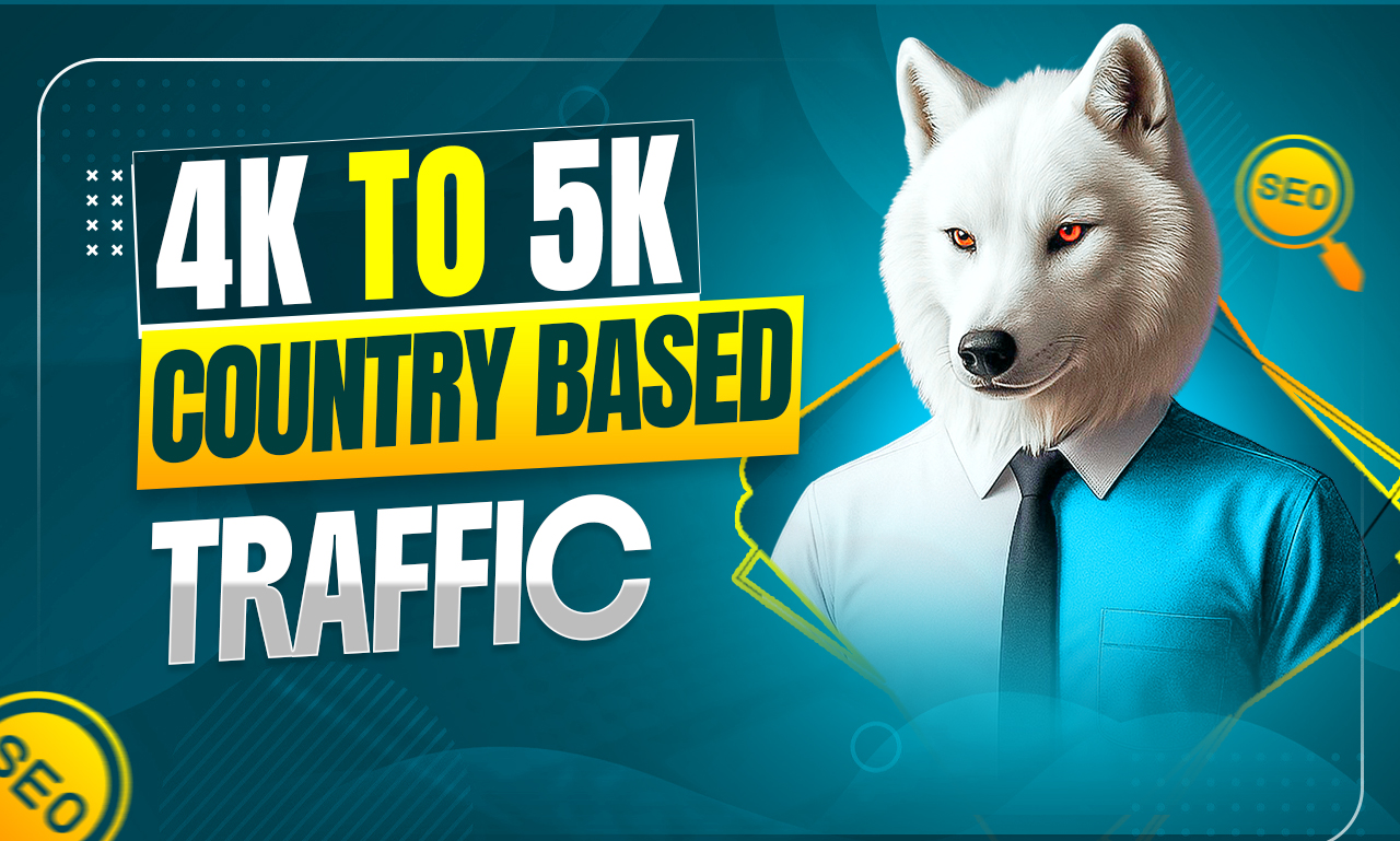 4K to 5K country based targeted traffic for website v...