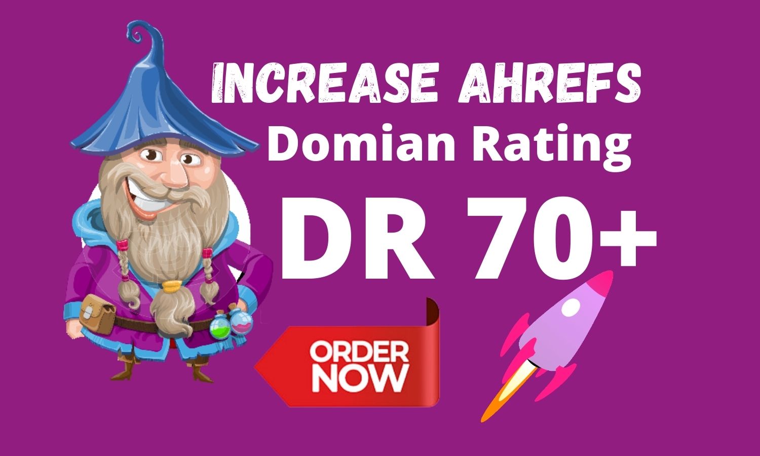 I will increase Ahref Domain Rating 70 in 29 days Whi...