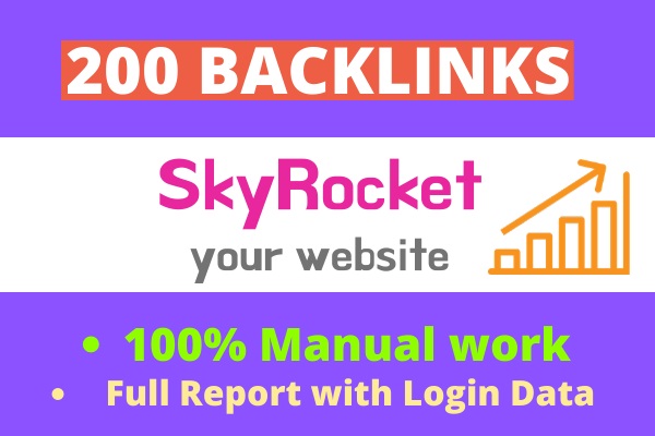TOP RANKING SEO SERVICE- SkyRocket with 200 High Auth...