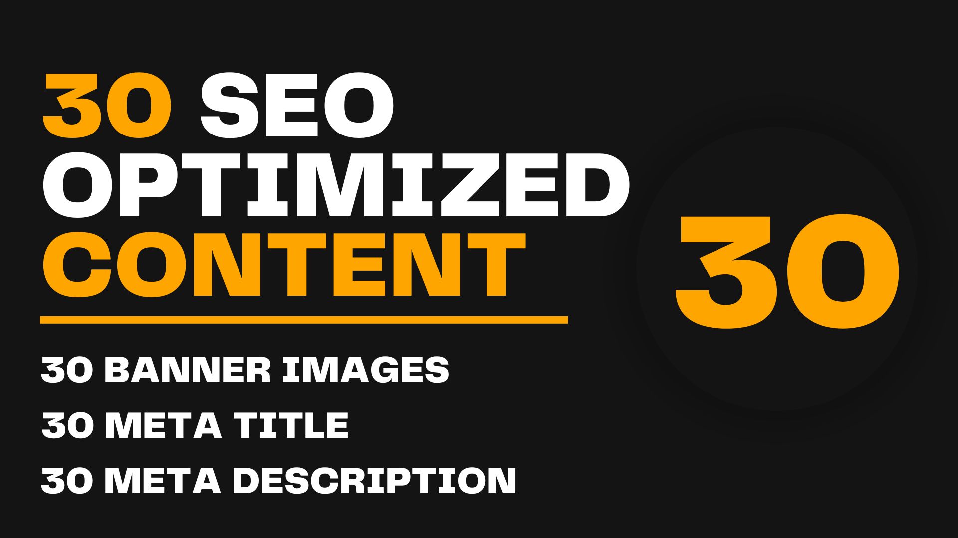 30 Fully SEO Optimized blog including Meta Descriptio...
